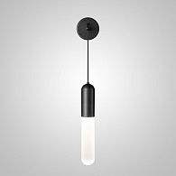 Бра SIGLEIF WALL Black 4*4*37 см, 1*E27*60W, ImperiumLoft sigleif-wall01, Чёрный