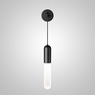 Бра SIGLEIF WALL Black 4*4*37 см, 1*E27*60W, ImperiumLoft sigleif-wall01, Чёрный