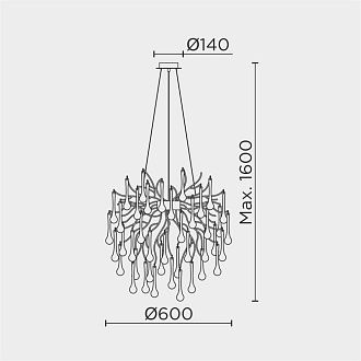 Подвесная люстра MODESTYLE MS.2105.600 SL