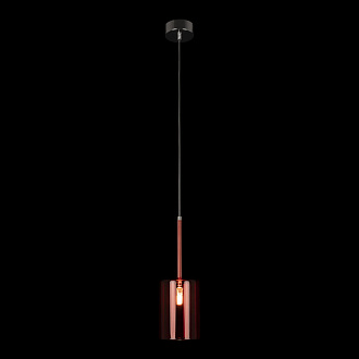 Подвесной светильник 10 см, 1*G4*5W хром Loft It Spillray 10232/C Red