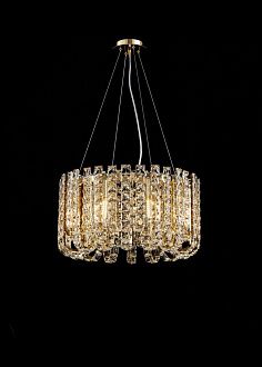 Люстра Ø500 x H280 (1200), мм, 8*40W(320W), H GOLD (Золото) NewRgy NW082-ф500*H280(1200) H GOLD