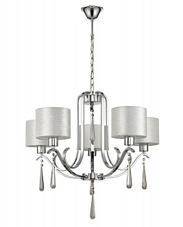 Подвесная люстра  60*100 см, 5*E27 хром Vele Luce Platonico VL1623L05