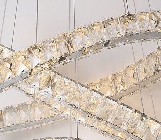 Светильник SPF-37562 CHROME/ХРОМ  D500+350+200/H1200/3/LED/80W 2.4G 24-09