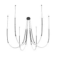 Подвесной светильник 150*100 см, 1*LED, 39W, 3000K Arte Lamp Klimt A2850SP-42BK, Черный