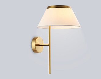 Бра с абажуром 30*26*40- см, 1*E14*40W, K, Ambrella Light High Light LH72475, латунь
