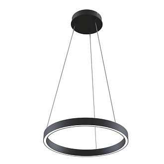 Подвесной светильник 40*127,5 см, LED, 24W, 2600К-3500К, Maytoni Rim MOD058PL-L22BK латунный