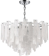Люстра подвесная 60*60*60/100 см, 10*E14 40W Хром Stilfort Glowice 2157/09/10P