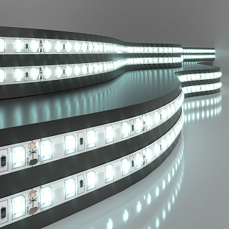 Светодиодная лента Лента светодиодная 24V 9,6W 120Led 2835 IP65 холодный белый, 5м Elektrostandard