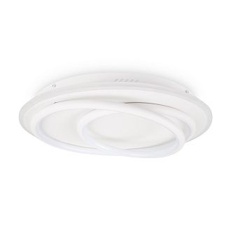 Светильник *40*-10 см, *LED*85W, 3000-7000K, Freya Спираль/Spiral FR6089CL-L120W, Белый