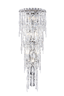 Бра 270*170*800, 7*E14, 40W NewRgy Cristallo W2668R/7A CHROME+CLEAR, Хром