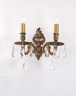 Бра *31* см, 2*E14*60W, Lucia Tucci Barletta BARLETTA W1730.2 antique, бронзовый