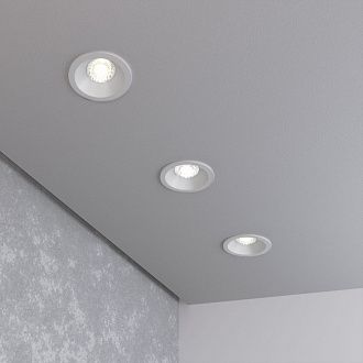 Встраиваемый точечный LED светильник 15266/LED 7W 4200K белый Elektrostandard, вр 7,1 см