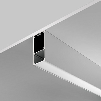 Алюминиевый профиль  Накладной 2000*35,6*66,8 мм для светодиодной ленты Maytoni Led strip Серебро ALM-3566-S-2M