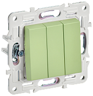 SKANDY Выключ. 3-кл. 10А SK-V11M мятн. IEK, SK-V30-0-10-K06