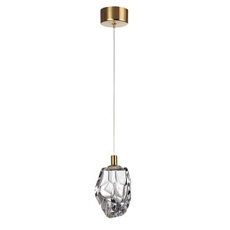 Подвесной светильник 9*14*250- см, 1*LED*4W, 3000K, Odeon Light Gemme 7114/4LC, прозрачный