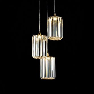Светильник *22*20 см, LED*29W, 4000K, Modelux  ML.1397.3, Латунь