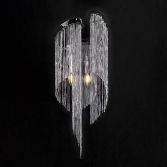 Настенный светильник 28*66 см, 2*E14 Loft it Stream 10208W Smoke