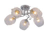 Люстра L530 x W530 x H230, мм, 5*40W (200W), CHROME (Хром) Rilon 06471/5 CHROME