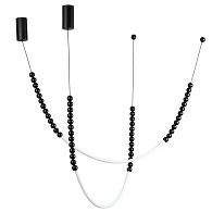 Светильник *3*150- см, 2*LED*25W, 3500K, Odeon Light Monella 7149/24CL, черный