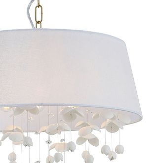 Подвесной светильник 46 см, Indigo Tenerezza 13029/6P White V000558, бронза
