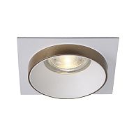 Встраиваемый светильник 9 см, Crystal Lux CLT 044C1 WH-WH-GO, белый-золото, вр 6,2 см