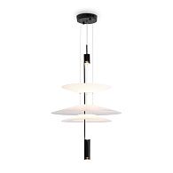 Подвесной светильник 50*50*435 см, LED, 12W, 3000К, Freya MONO FR6190PL-L7WB черный