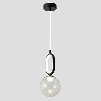 Светильник подвесной *12*27-127 см, *LED*10W, 4000K, Crystal Lux Catkin CATKIN SP1.1, Черный