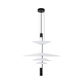 Подвесной светильник 76*68 см, 1*LED, 19W, 3000K Divinare Botticelli 1096/06 SP-21, Черный