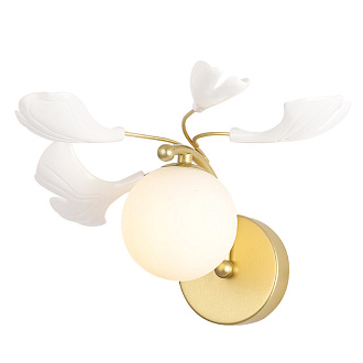 Бра 24 см, Crystal Lux COLIBRI AP1 GOLD, золото