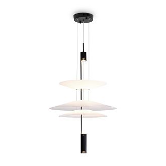 Подвесной светильник 50*50*435 см, LED, 12W, 3000К, Freya MONO FR6190PL-L7WB черный