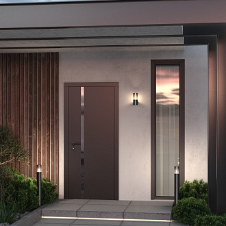 Садово-парковый светильник 8*25 см, 1*E27, 60W, Maytoni Amas O432FL-01GF серый