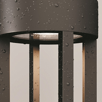 Садово-парковый светильник 9*60 см, LED, 9W, 3000К, Maytoni Vint O458FL-L9GF3K серый
