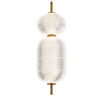 Светильник 15 см, 13W, 3000K, Freya Awella FR6135PL-L13BT, латунь