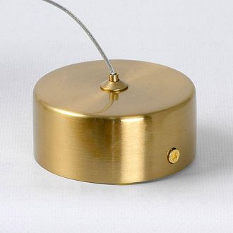 Подвесной светильник *9*50-190 см, 1*LED*6W, 3000K, Lussole Blount LSP-7357, бронзовый