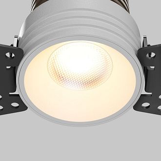 Встраиваемый светильник 4 см, 7W, 4000K, Maytoni Technical Mini DL059-7W4K-TRS-W, белый