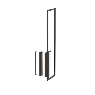 Бра 25*6,6*100 см, LED *  49W, 3000К Mantra Boutique 7675, черный