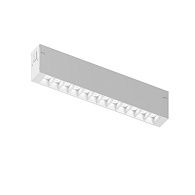 Трековый однофазный светильник 22 см, 9W, 4000K, Denkirs Simple Grill DK8201-WH, белый