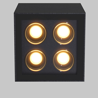 Светильник 7,6*7,6 см, LED 8W, 3000К, Графит Maytoni Ares O309CL-L8GF3K