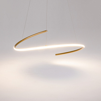 Подвесной светильник 60*60*325,7 см, LED, 31W, 3000К, Maytoni CURVE MOD242PL-L33BSK латунный