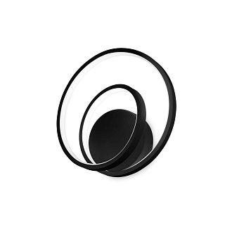 Светильник настенный ideal lux Oz AP Оn-Оff 28Вт LED Черный 269399.  см
