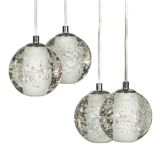 Светильник *30 см, 5*G9*5W, 3000К Loft It 10112/5 Rain, Хром