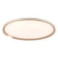 Потолочный светильник 60x5см, LED, 60Вт, 3000 / 5500K, LED4U L3020-600 GD Золото