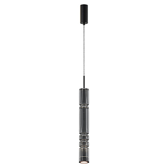Подвесной светильник 8*8*384 см, LED, 12W, 3000К, Maytoni Ordo MOD272PL-L12B3K черный