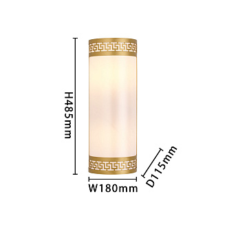 Бра Favourite Exortivus 4011-2W, D115*W180*H485, античного золота, плафон из белой ткани