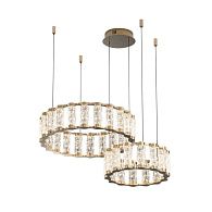 Подвесная люстра 90 см, 170W, 3000-4000K, Aployt Pietro APL.094.03.170, золото