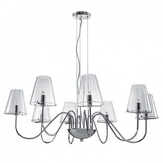 Люстра подвесная Диаметр 100 см Diafano Lightstar 758084 хром
