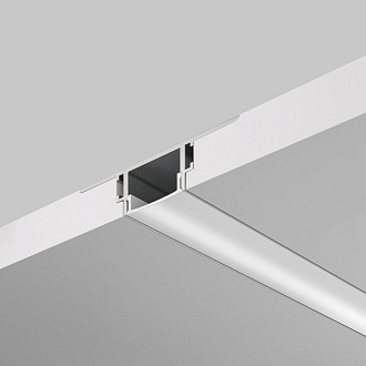 Алюминиевый профиль  Встраиваемый 2000*61*14 мм для светодиодной ленты Maytoni Led strip Серебро ALM-6114-S-2M