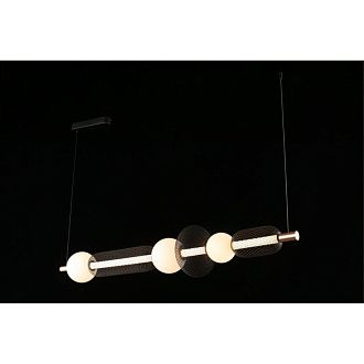 Линейный светильник 126,5*22*50-110 см 29W, 3000K, Aployt Nikusia APL.658.03.29, черный
