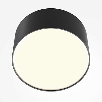 Накладной светильник 12*12*6 см, LED, 12W, 3000К, Maytoni Technical Zon C032CL-12W3K-RD-B черный