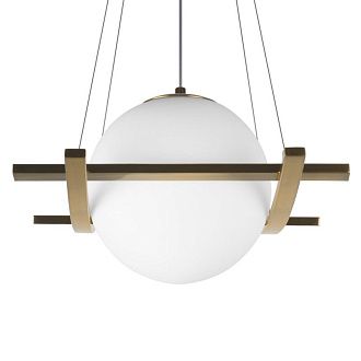 Подвесной светильник 32*32*-22,5 см, 1*E27*40W, LOFT IT Swing 10424/200, бронзовый